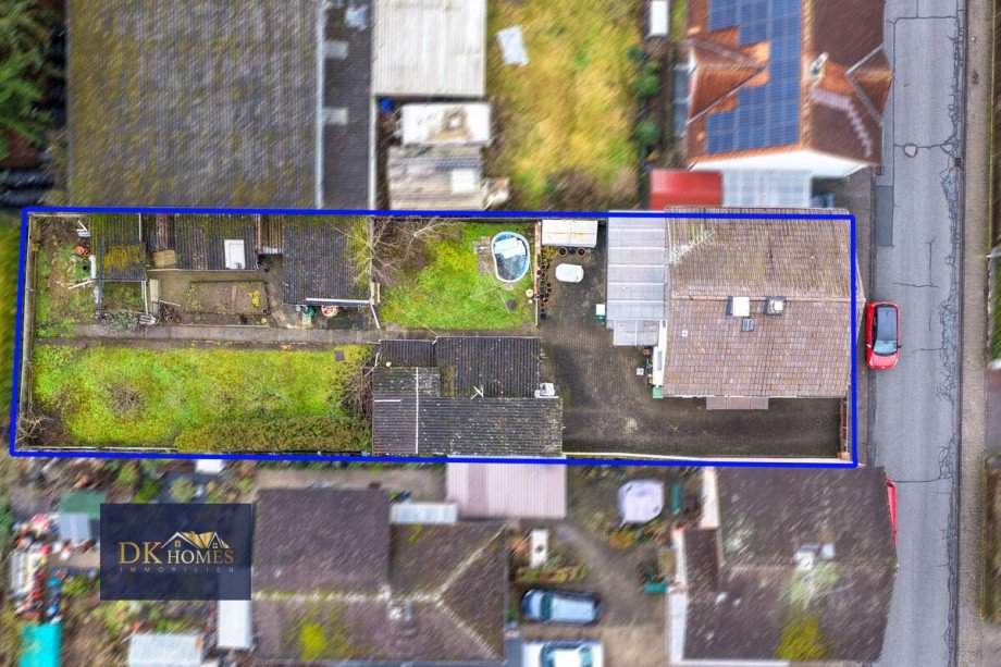 Vogelperspektive Einfamilienhaus Bensheim