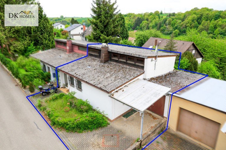 Hausansicht Billigheim Doppelhaush�lfte Klein aber fein Haus statt Wohnung