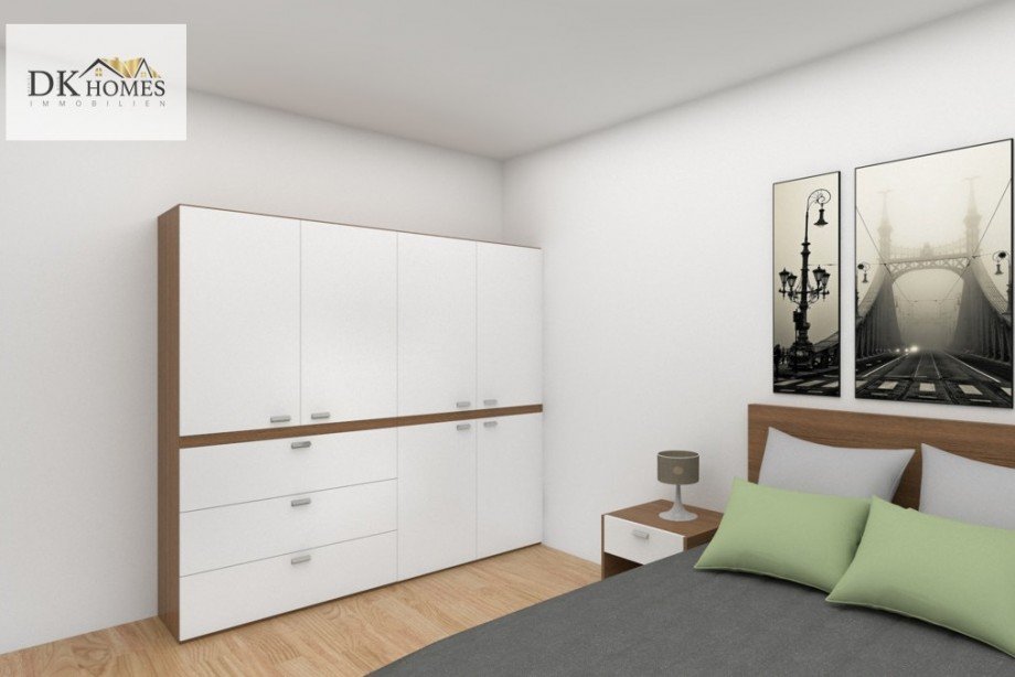 Schlafzimmer Erdgeschosswohnung Nierstein