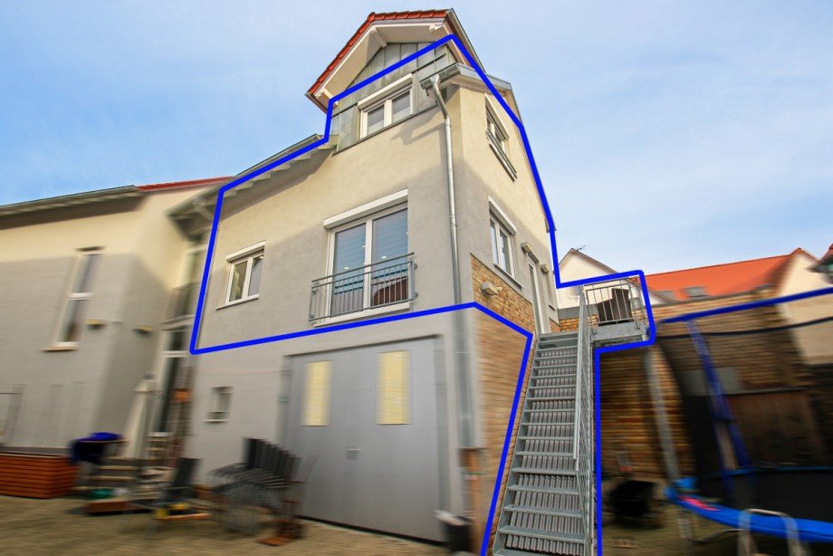 Au�enaansicht Maisonettewohnung Waldsee