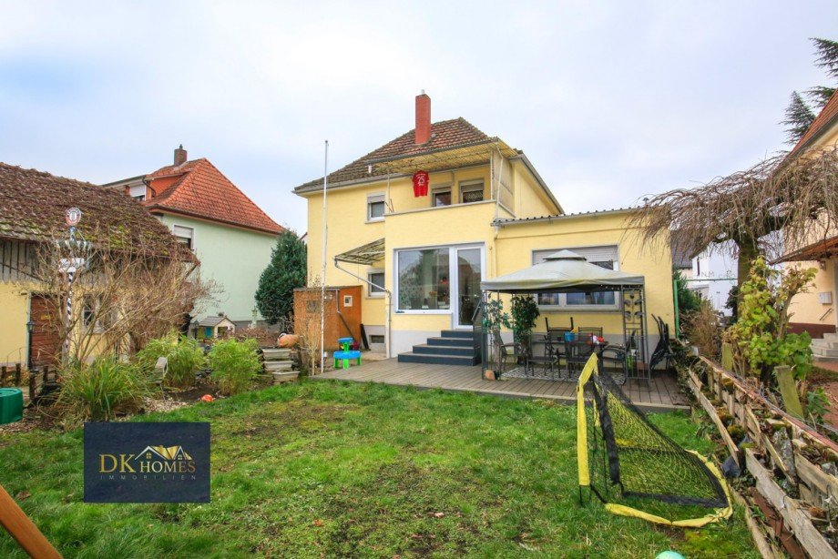Ansicht hinten Zweifamilienhaus Viernheim