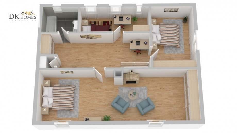 Grundriss OG Einfamilienhaus Sitters