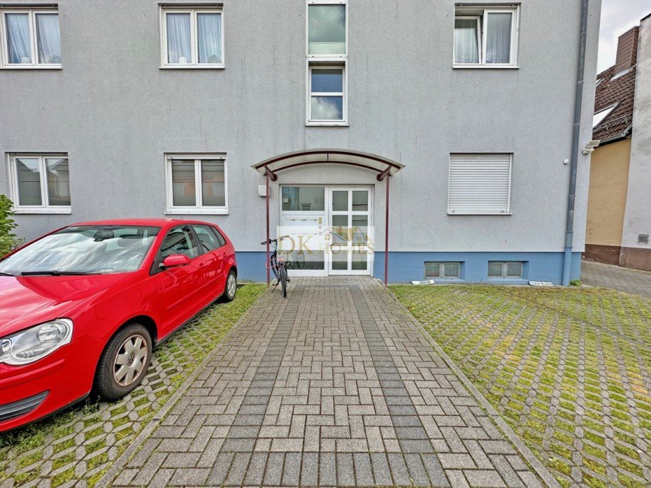 Hofansicht Erdgeschosswohnung Viernheim
