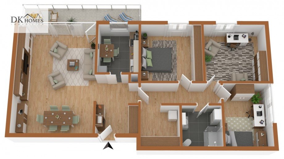 Grundriss Etagenwohnung Viernheim