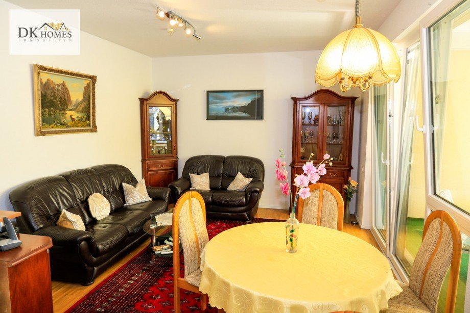 Wohnzimmer Etagenwohnung Schriesheim