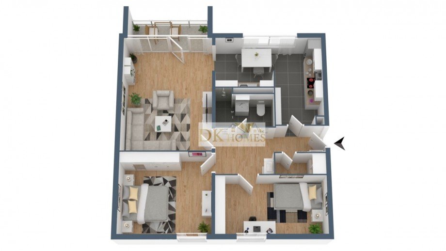 Grundriss Etagenwohnung Mannheim/ Vogelstang