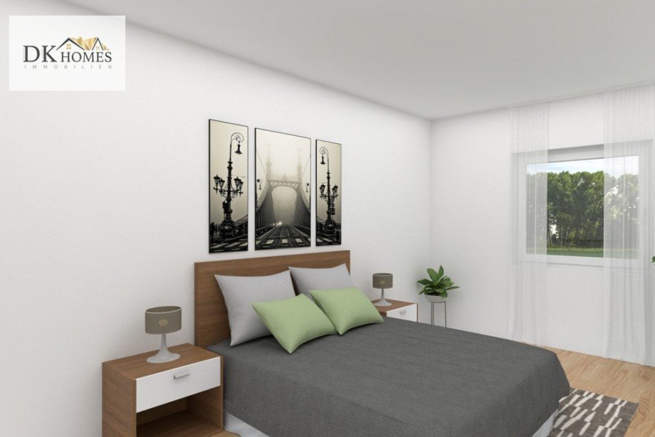 Schlafzimmer Erdgeschosswohnung Nierstein