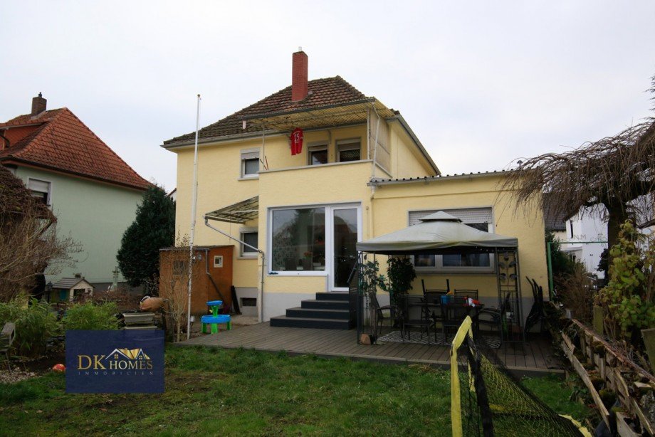 Ansicht hinten Zweifamilienhaus Viernheim