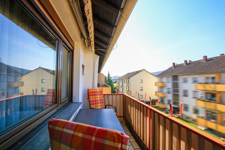 Balkon Lahnstein Etagenwohnung Idylle zwischen Rhein und Lahn