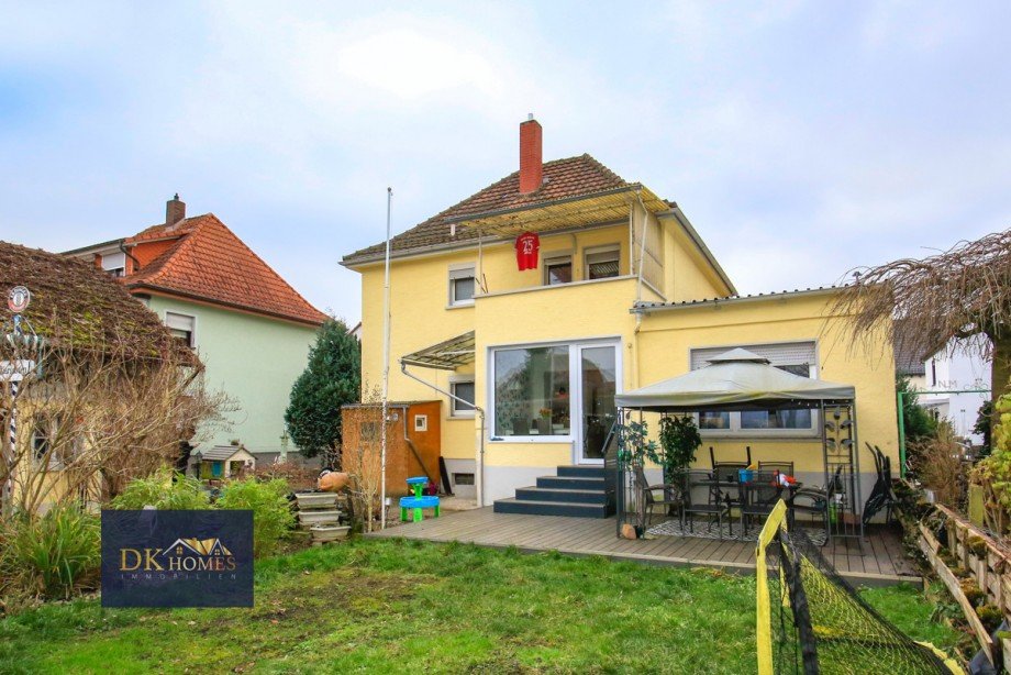 Ansicht hinten Zweifamilienhaus Viernheim