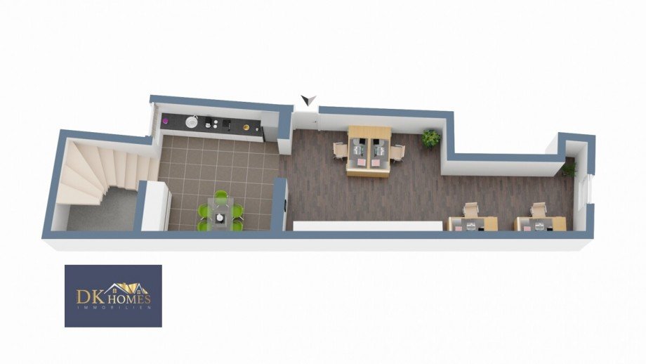 Grundriss UG B�rofl�che Viernheim